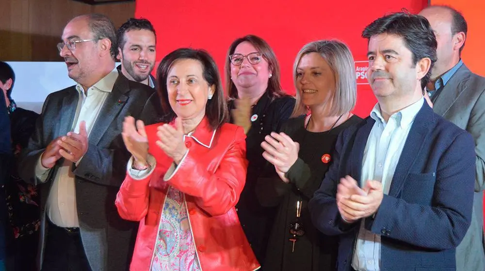La ministra de Defensa, Margarita Robles, se ha desmarcado del independentismo catal&aacute;n en Huesca
