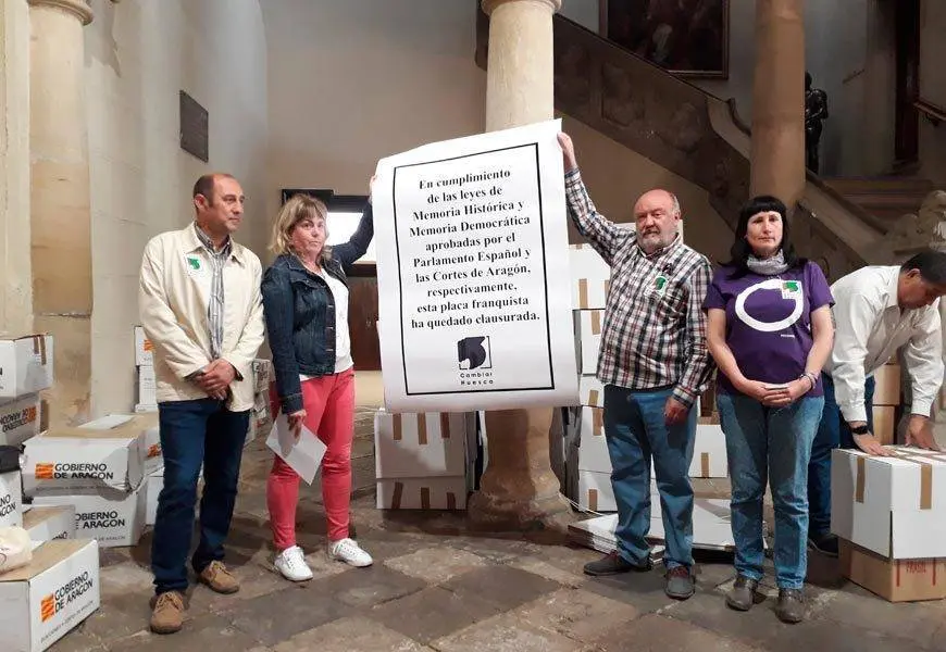 La formaci&oacute;n tambi&eacute;n quiere renombrar distintas denominaciones del callejero oscense
