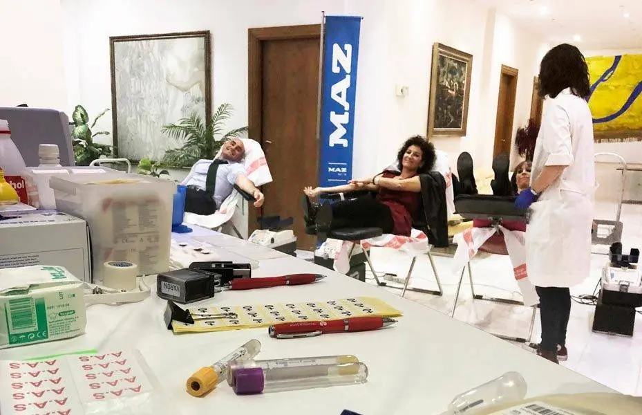 Durante las dos jornadas en las que se ha llevado a cabo la campa&ntilde;a de 2019, MAZ ha conseguido 44 unidades de sangre 
