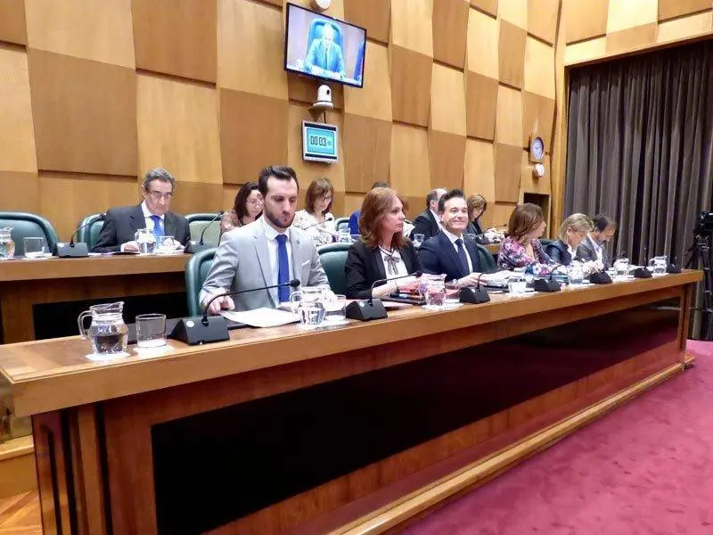Bancada de PP, Cs y Vox en el Pleno municipal