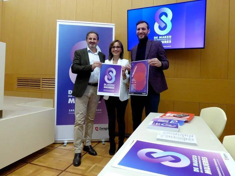 Lor&eacute;n, Anto&ntilde;anzas y Rodrigo han presentado las actividades con motivo del 8M