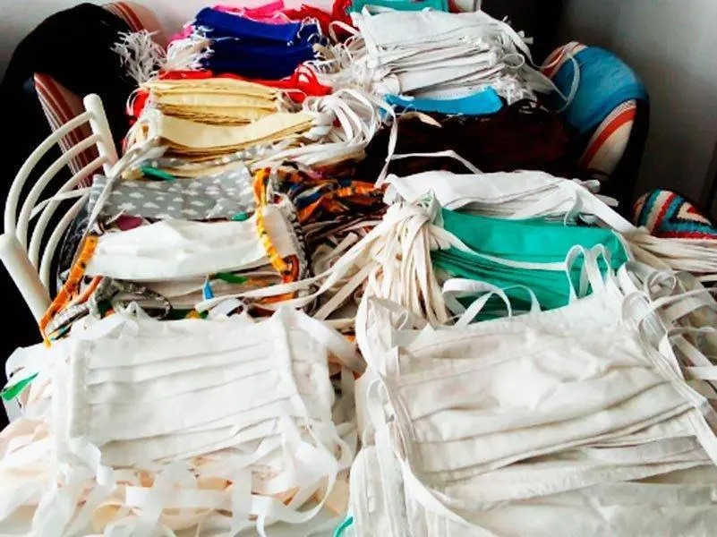 Ya han logrado elaborar m&aacute;s de 6.000 mascarillas 
