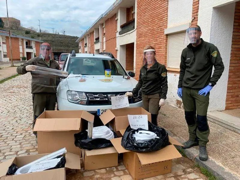 Estos equipos se han suministrado gracias a la aportaci&oacute;n de Julio Luz&aacute;n, miembro del Rotary Club de Huesca y propietario de Tecmolde 