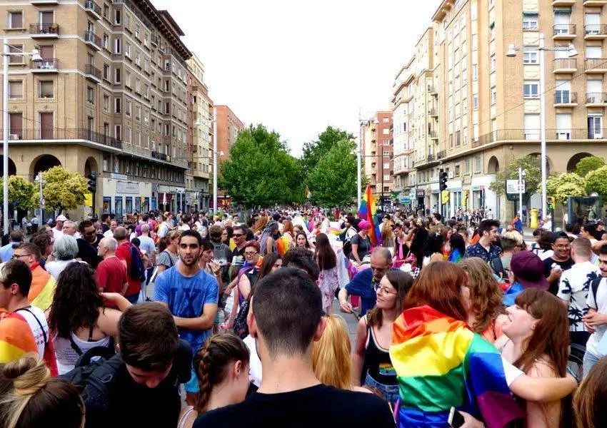Celebraci&oacute;n del D&iacute;a del Orgullo en Zaragoza