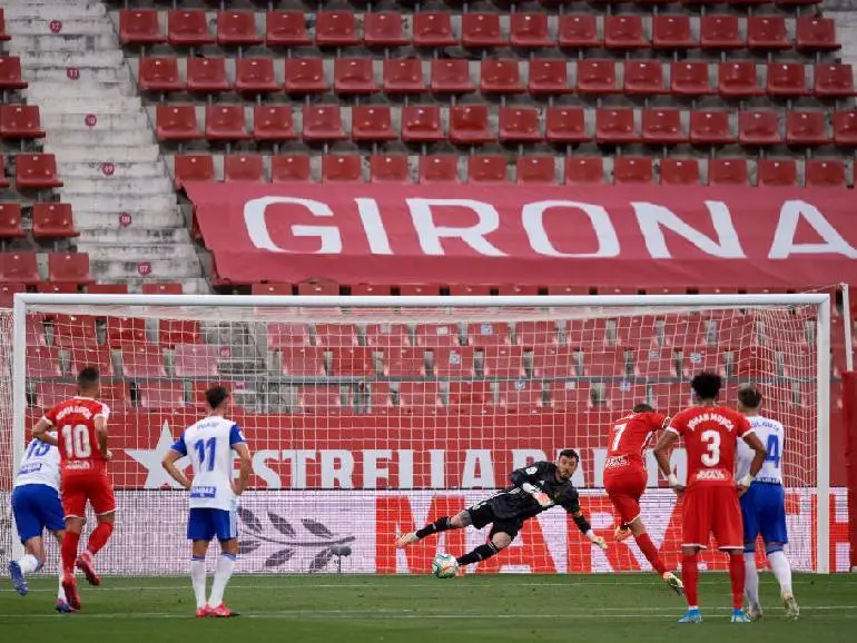 El a&ntilde;o pasado, los de V&iacute;ctor Fern&aacute;ndez cayeron por 1-0 en Gerona. Foto: LaLiga