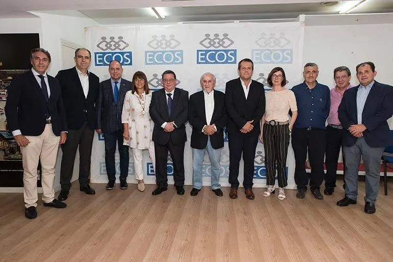 Foto de familia del nuevo Comit&eacute; Ejecutivo de ECOS