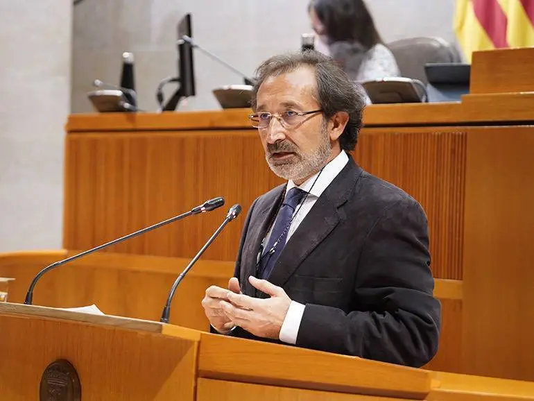Saz es diputado de Cs en las Cortes. Foto: Cortes de Arag&oacute;n 