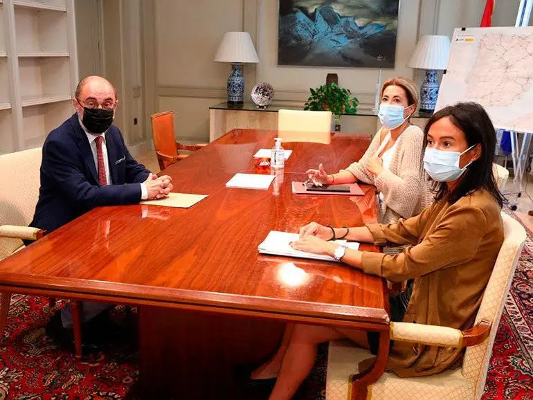 Lamb&aacute;n se ha reunido con la ministra de Transportes, Movilidad, Raquel S&aacute;nchez, y la secretaria de Estado, Isabel Pardo