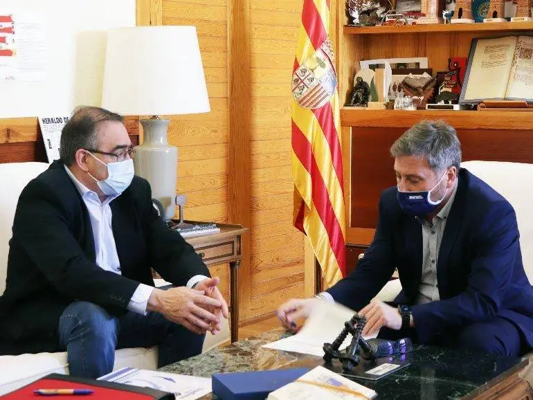 Moliner y Soro, durante la reuni&oacute;n de la semana pasada