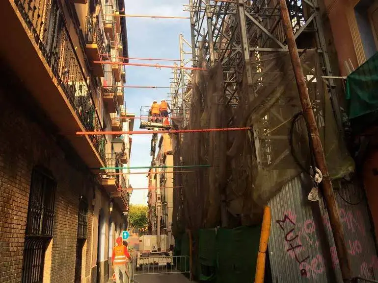 Obras por el Plan Especial Zamoray-Pignatelli