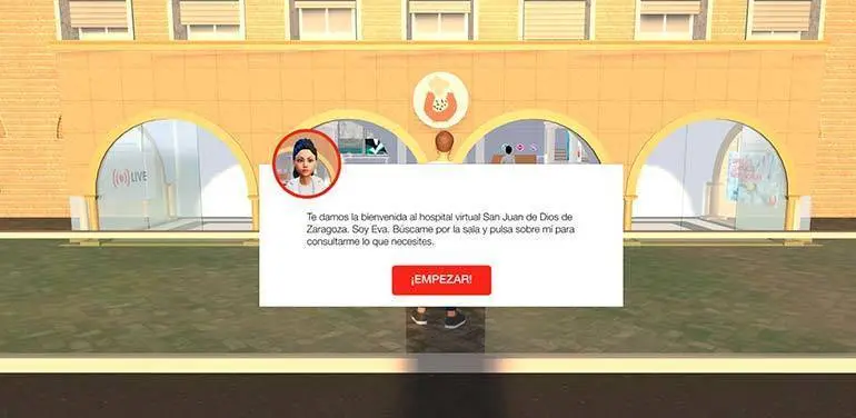 El avatar "Eva" acompa&ntilde;a al usuario en el recorrido  