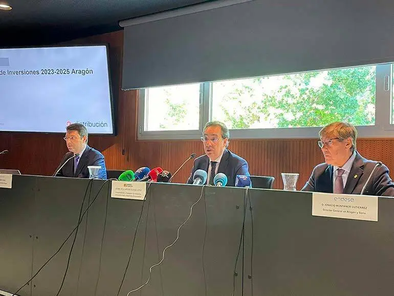 Endesa ha destacado el importante esfuerzo econ&oacute;mico de la empresa en Arag&oacute;n para los pr&oacute;ximos tres a&ntilde;os.