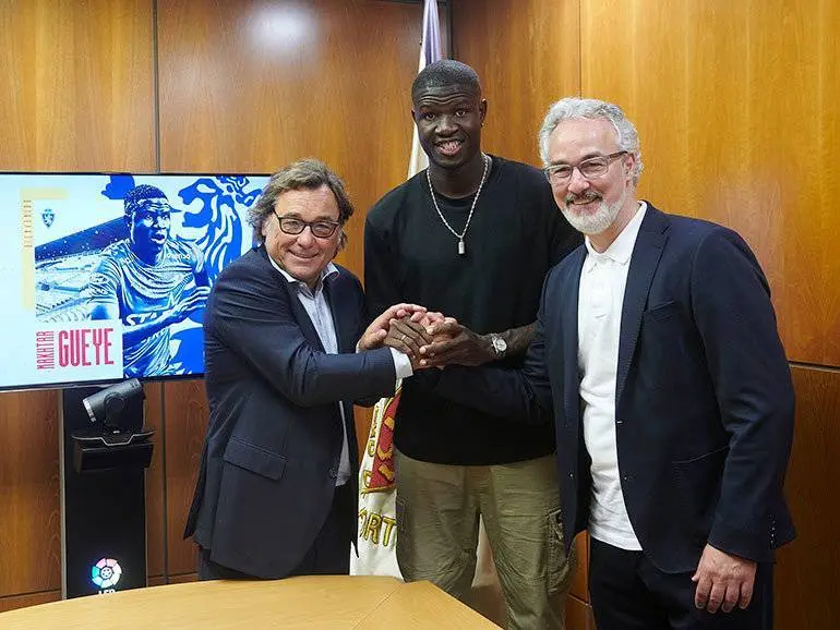 El senegal&eacute;s firma hasta final de temporada. Foto: Real Zaragoza 