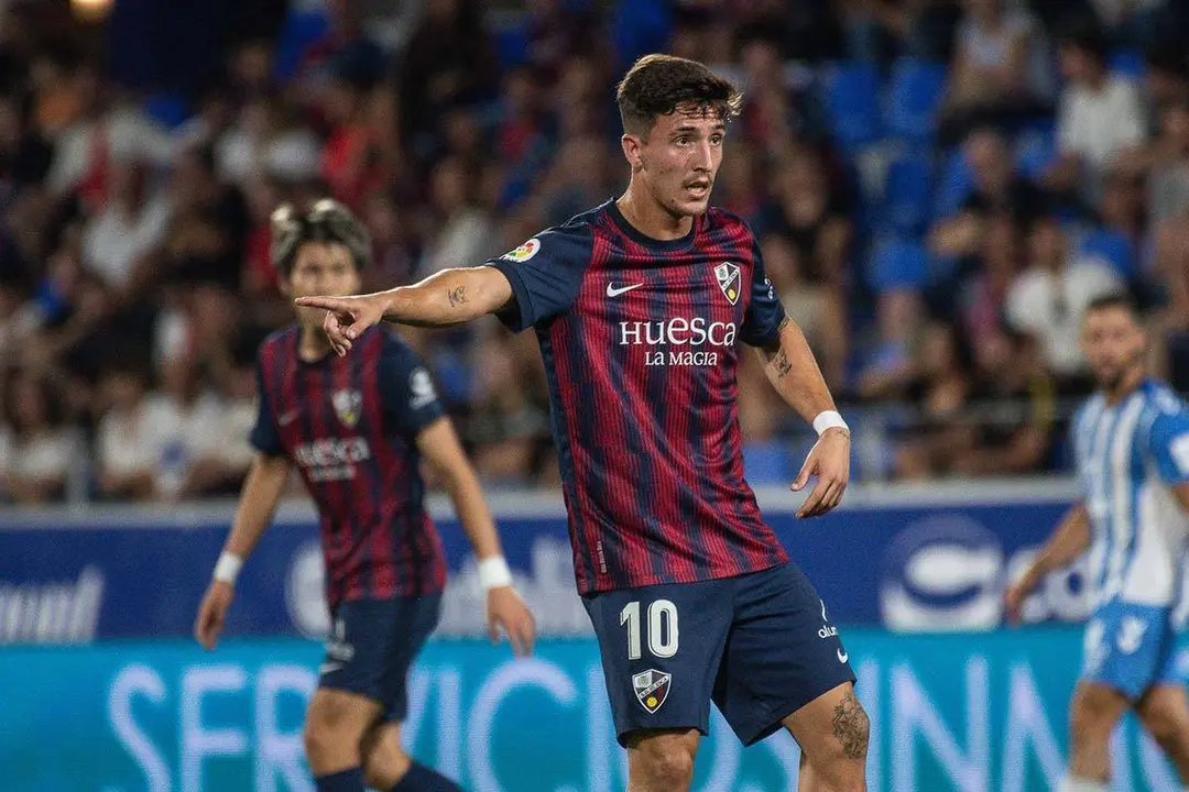 Dani Escriche ha sido titular en los seis primeros partidos | Foto: SD Huesca