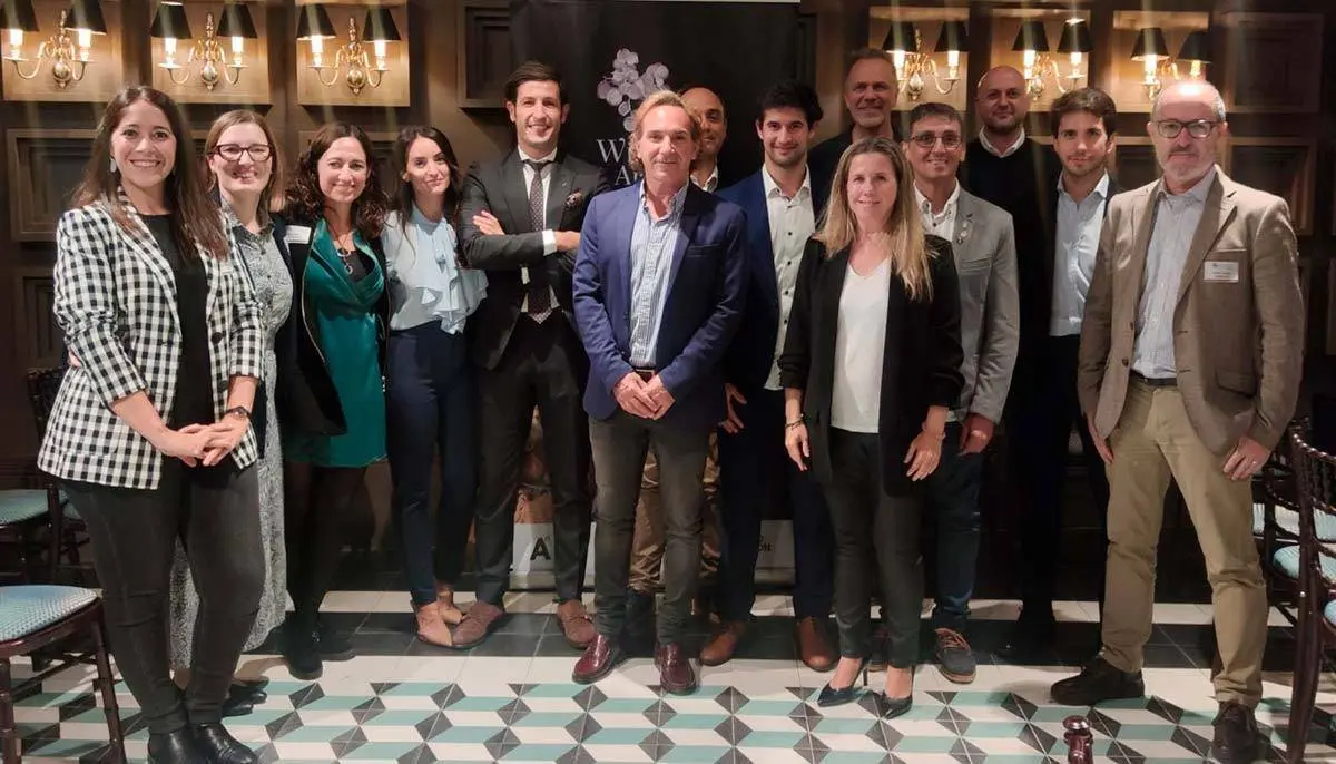 Foto de familia de los representantes aragoneses