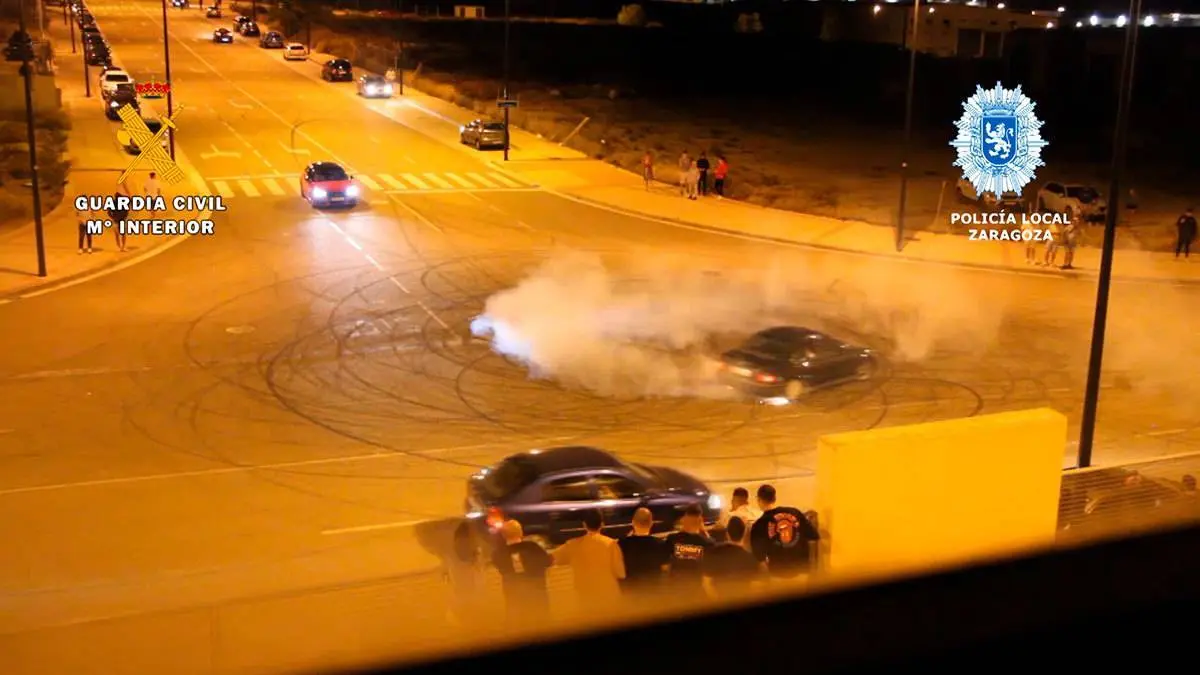 Carreras ilegales en Zaragoza