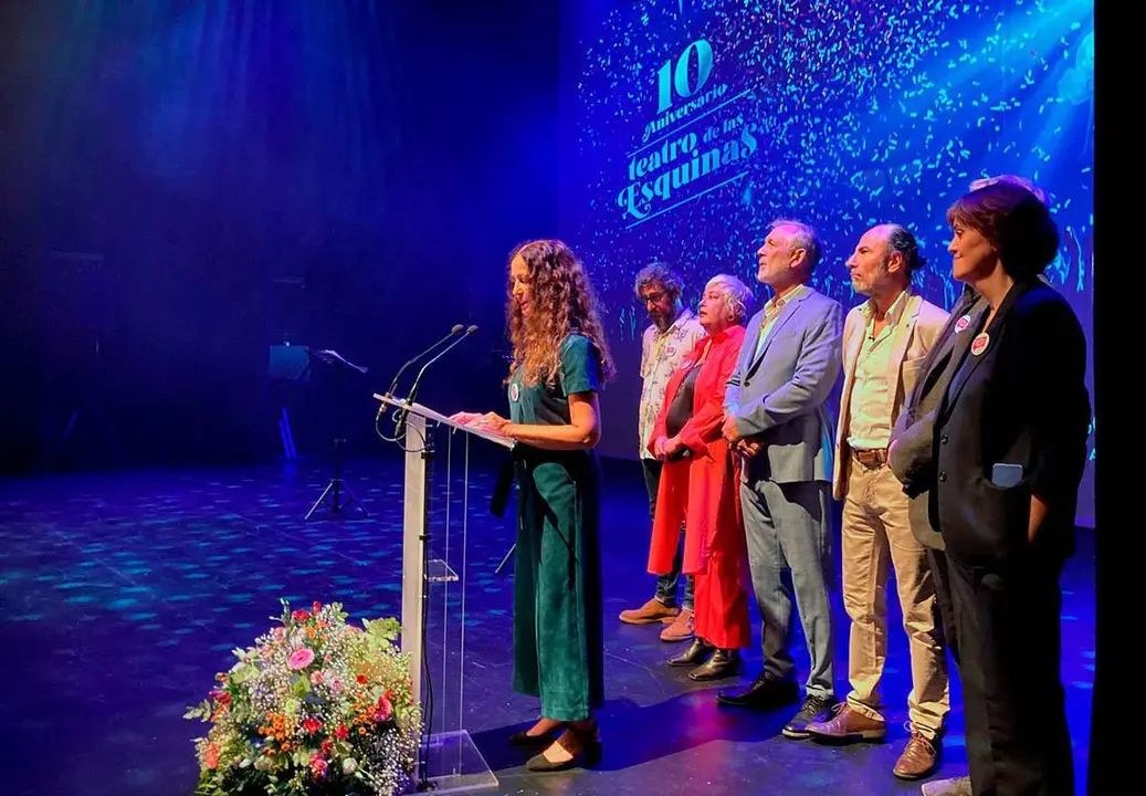 Acto institucional d&eacute;cimo aniversario Teatro de las Esquinas