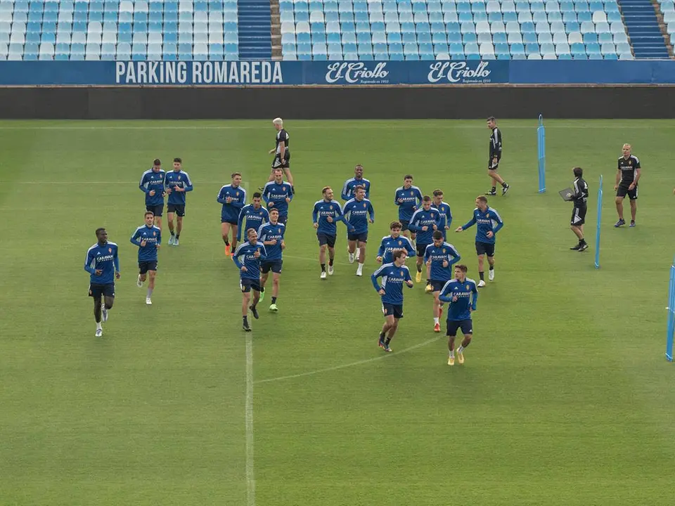 Entrenamiento La Romareda