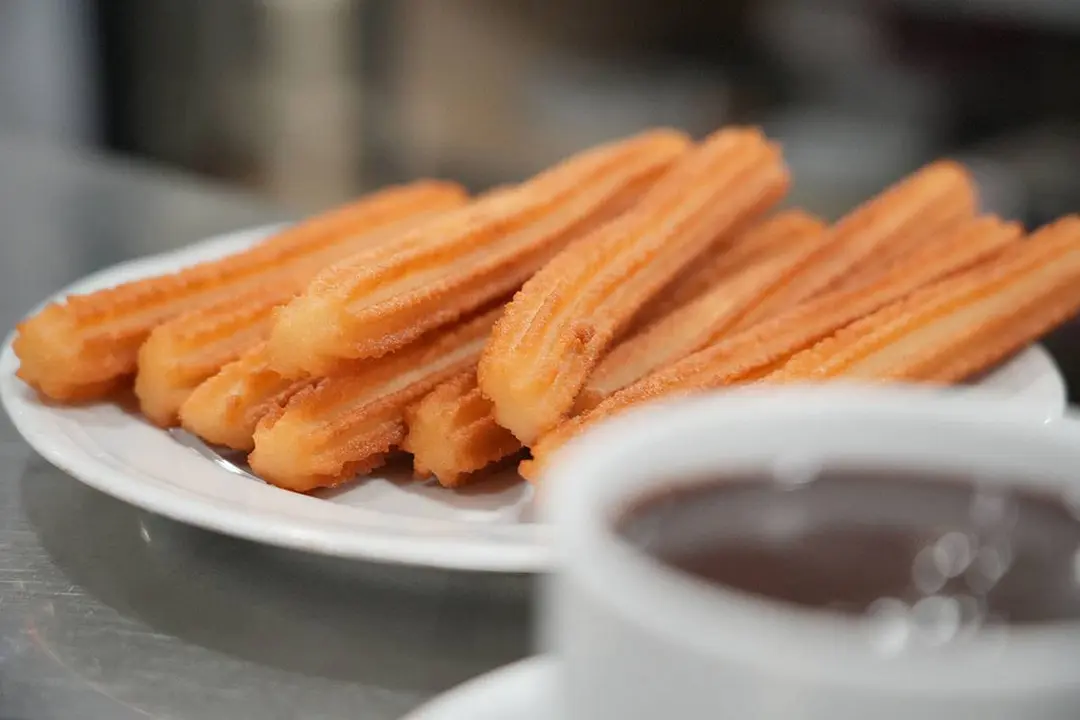 Taza de chocolate con churros
