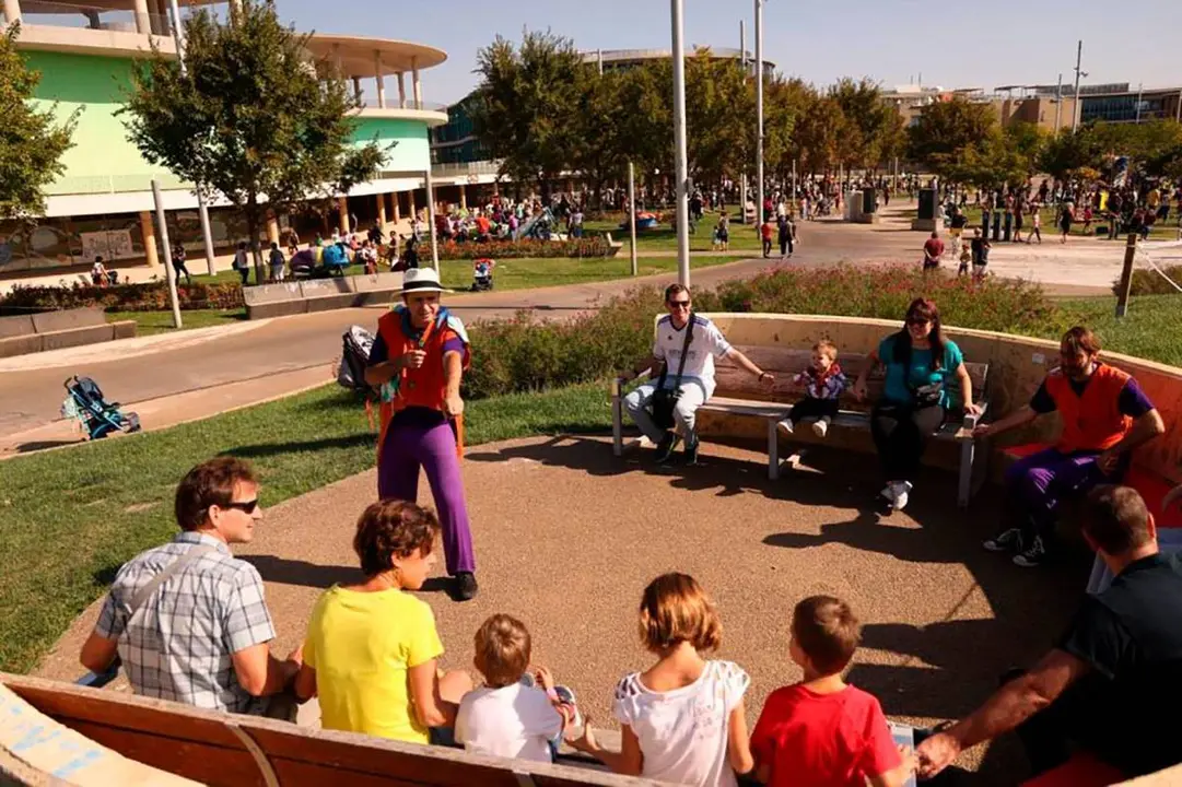 Ni&ntilde;os jugando en Expo R&iacute;o y Juego