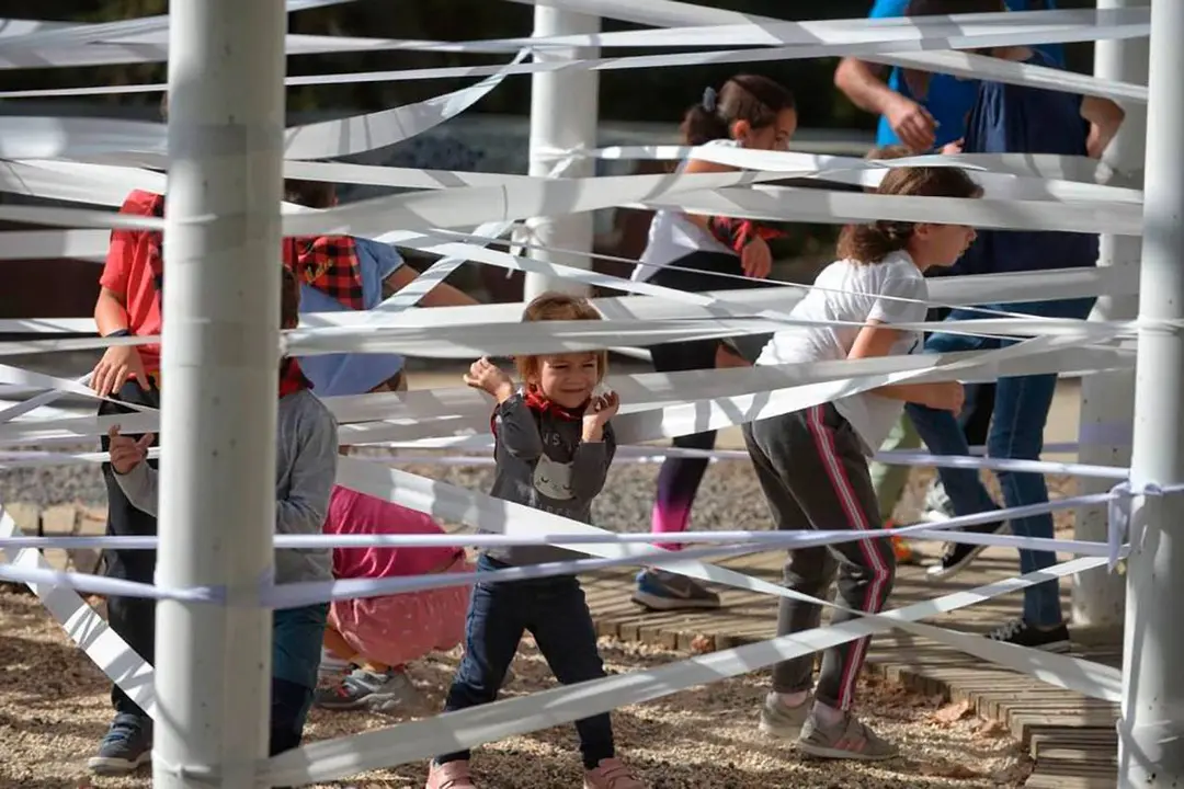 Ni&ntilde;os jugando en Expo R&iacute;o y Juego