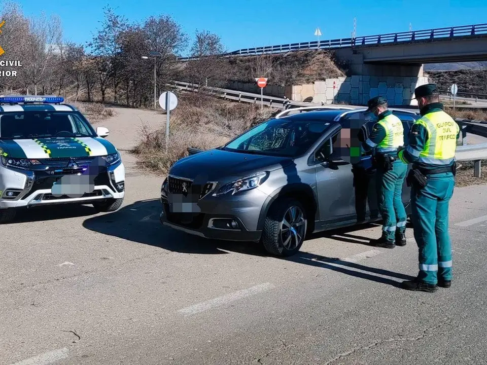 La Guardia Civil lo descubri&oacute; durante un control de alcoholemia en la localidad valdejalonense