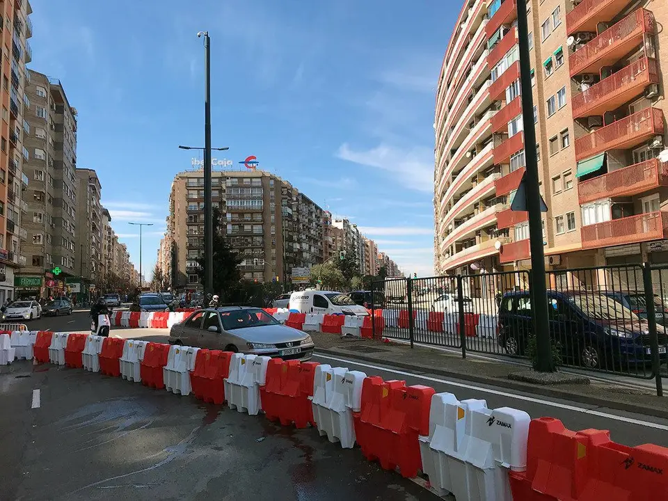 circulaci&oacute;n en la avenida de navarra