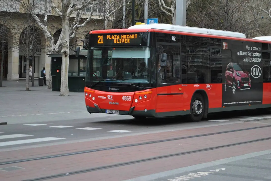 Autob&uacute;s urbano de Zaragoza