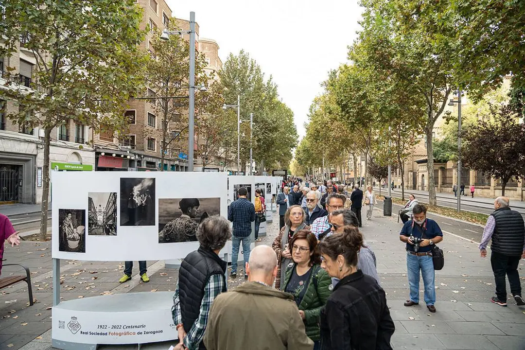 Exposici&oacute;n "Un siglo de fotograf&iacute;a" en la Gran V&iacute;a de Zaragoza