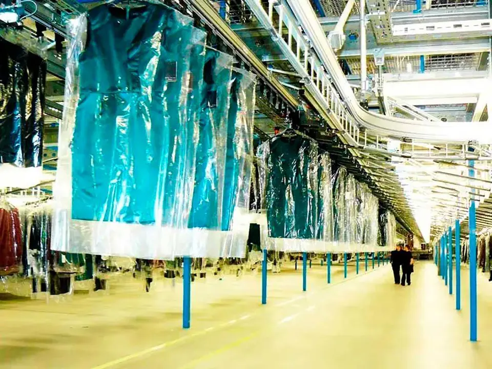 Interior de planta de Inditex en Zaragoza