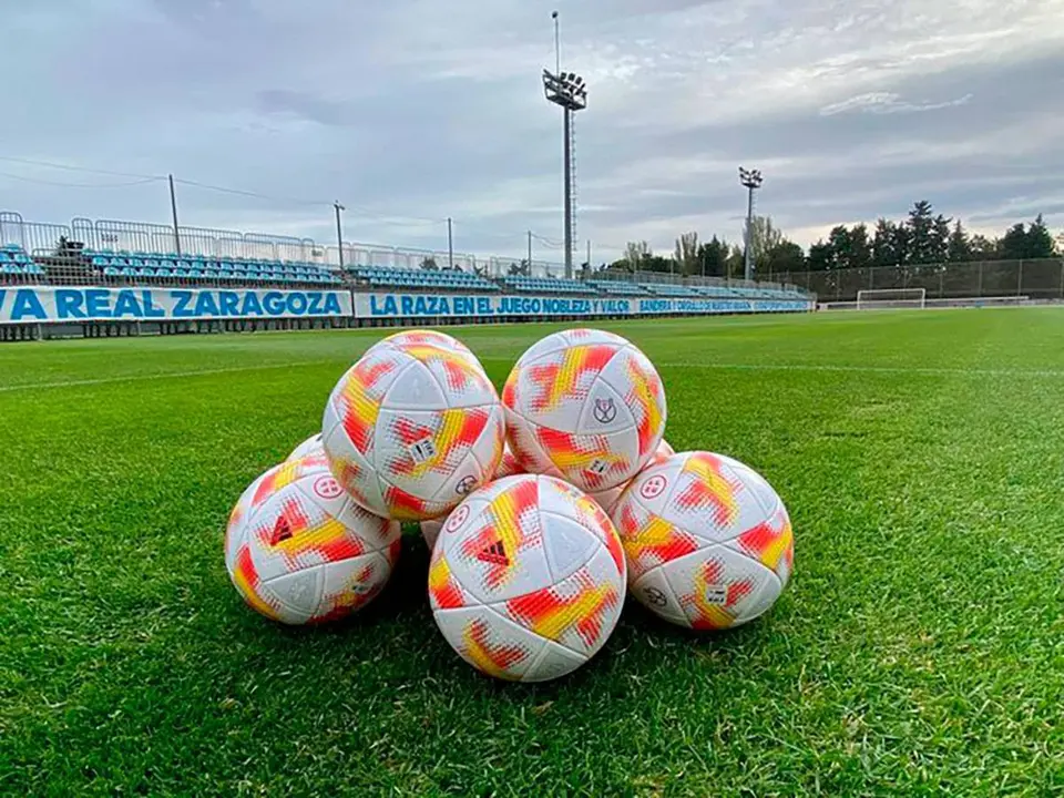 Imagen de balones en la Copa del Rey