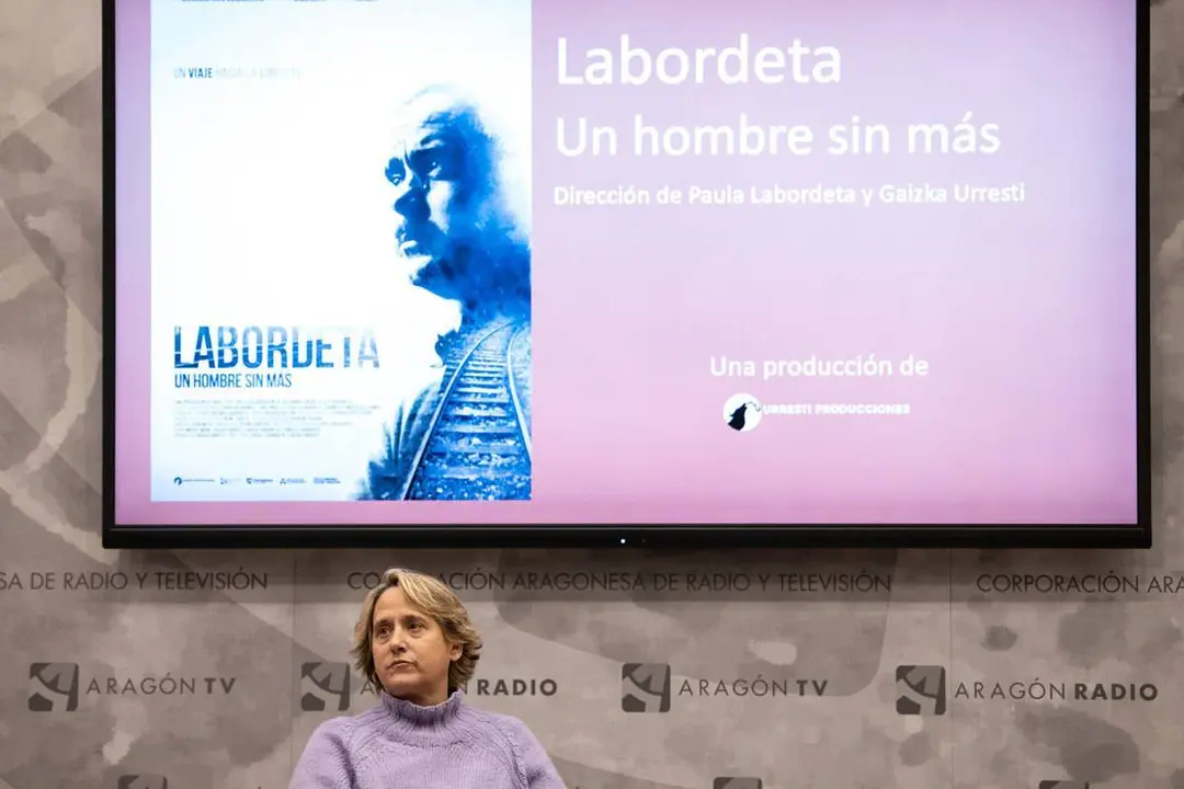 Paula Labordeta, codirectora de "Labordeta, un hombre sin m&aacute;s"