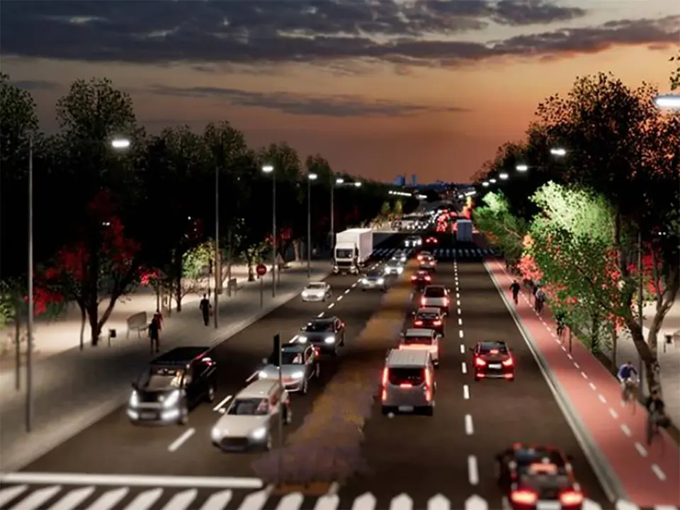 La N-232 se convertir&aacute; en una avenida urbana con carril bici, alumbrado y &aacute;rboles