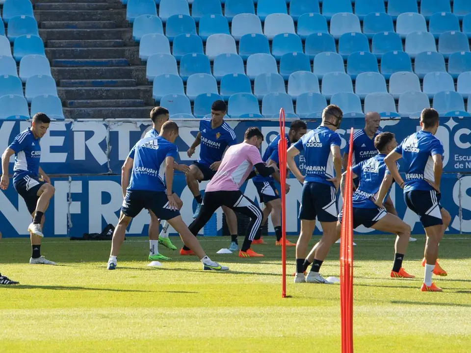 Entrenamiento del Real Zaragoza