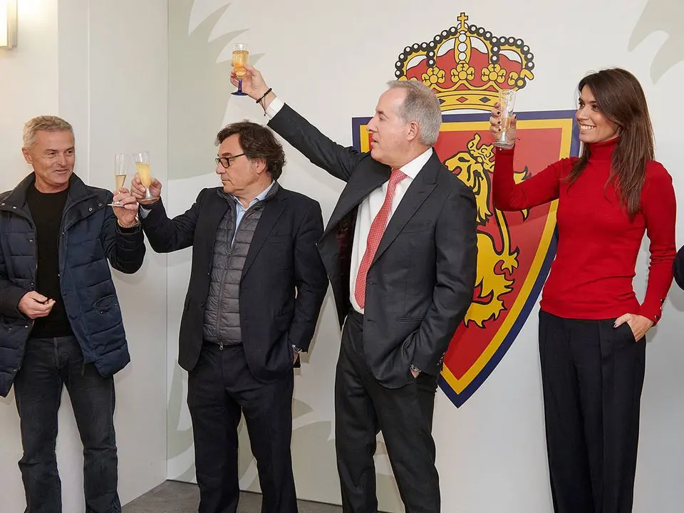 Jorge Mas, en el brindis con la directiva
