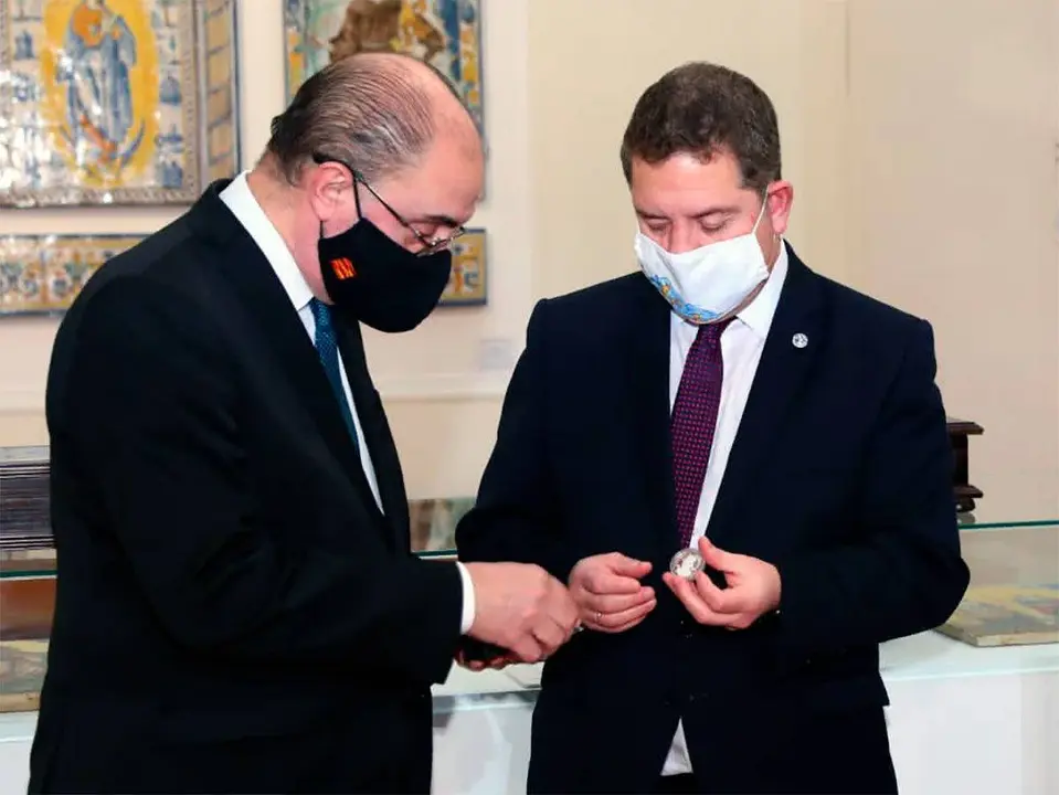 Lamb&aacute;n y Page, en uno de sus &uacute;ltimos encuentros p&uacute;blicos