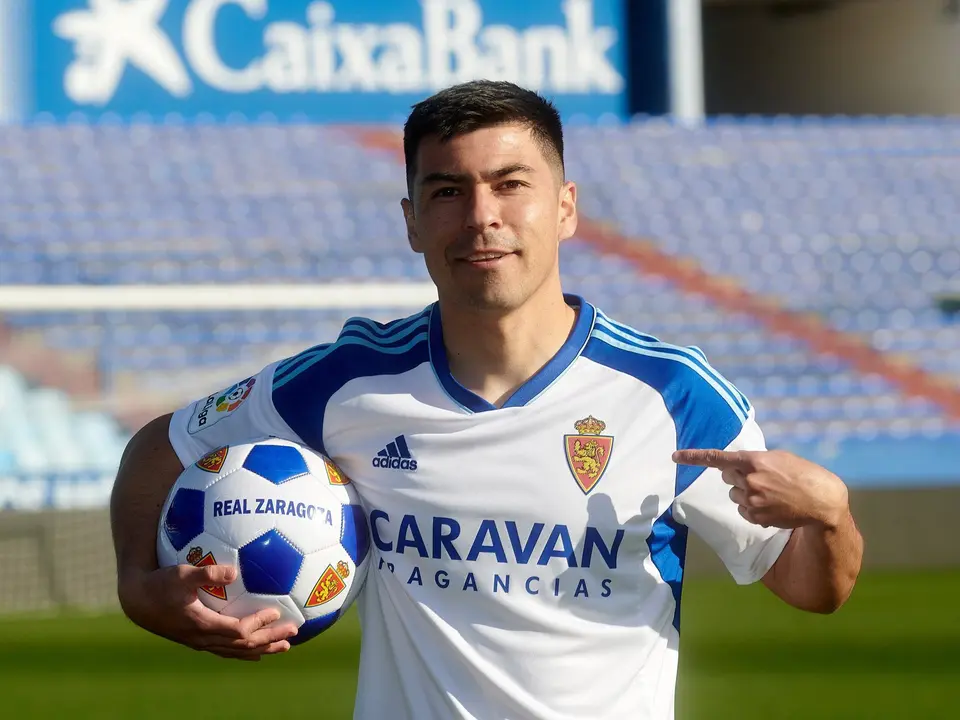 Tom&aacute;s Alarc&oacute;n ya se ejercita desde el martes con sus compa&ntilde;eros. | Foto: Real Zaragoza 