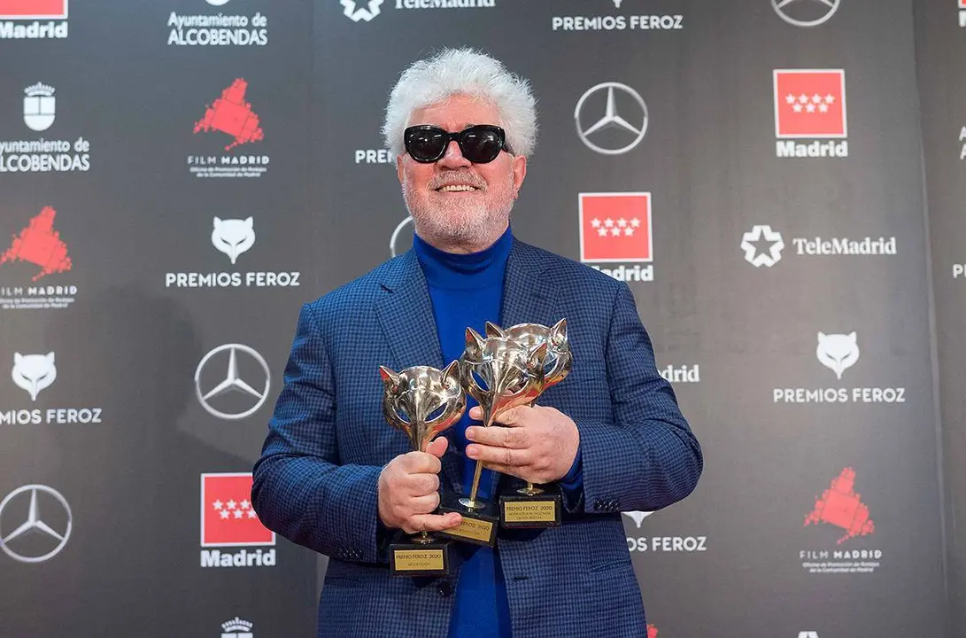 Pedro Almod&oacute;var en los Premios Feroz 2020