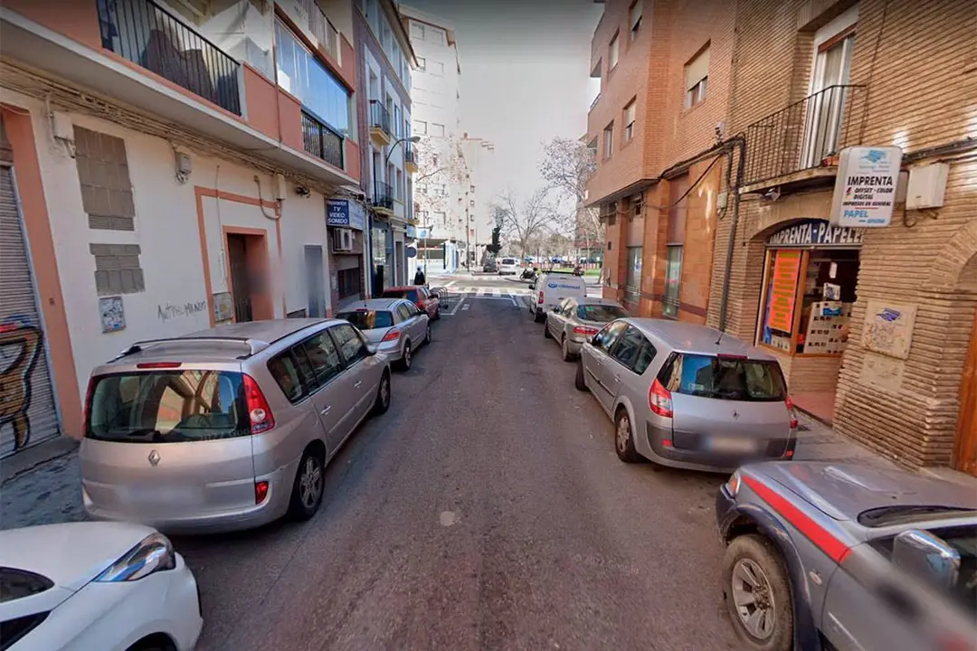 Foto de Google Maps de la Calle Belchite de Zaragoza