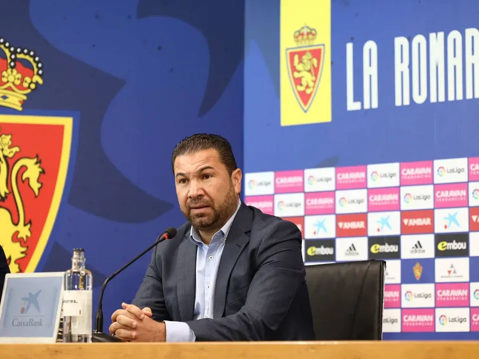 Cordero en la sala de prensa