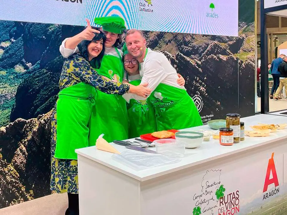 Bajo la tutela del chef Rub&eacute;n Mart&iacute;n, el Club Inclucina ha puesto el toque inclusivo de la Feria Internacional de Turismo