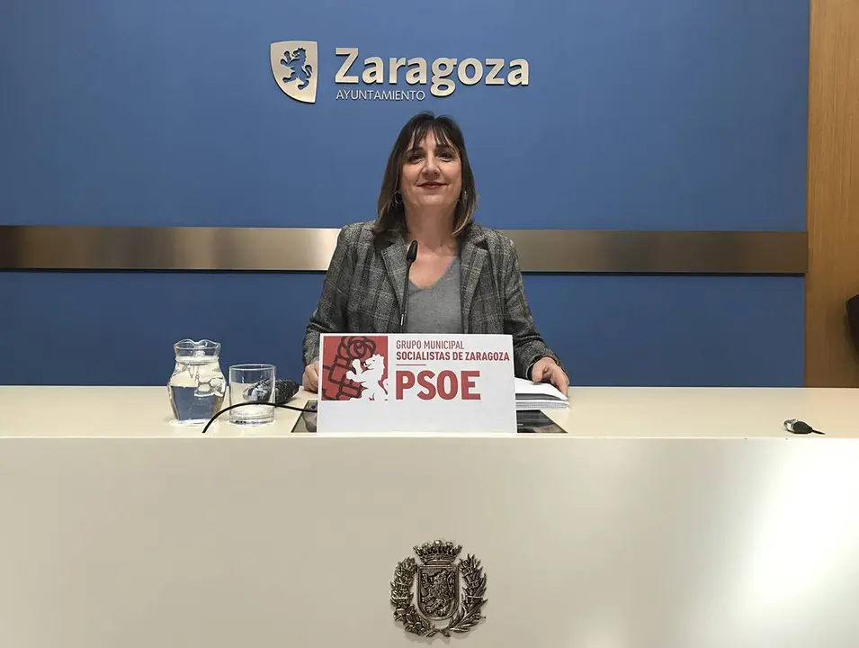 Lola Ranera es la portavoz del PSOE en el Ayuntamiento de Zaragoza