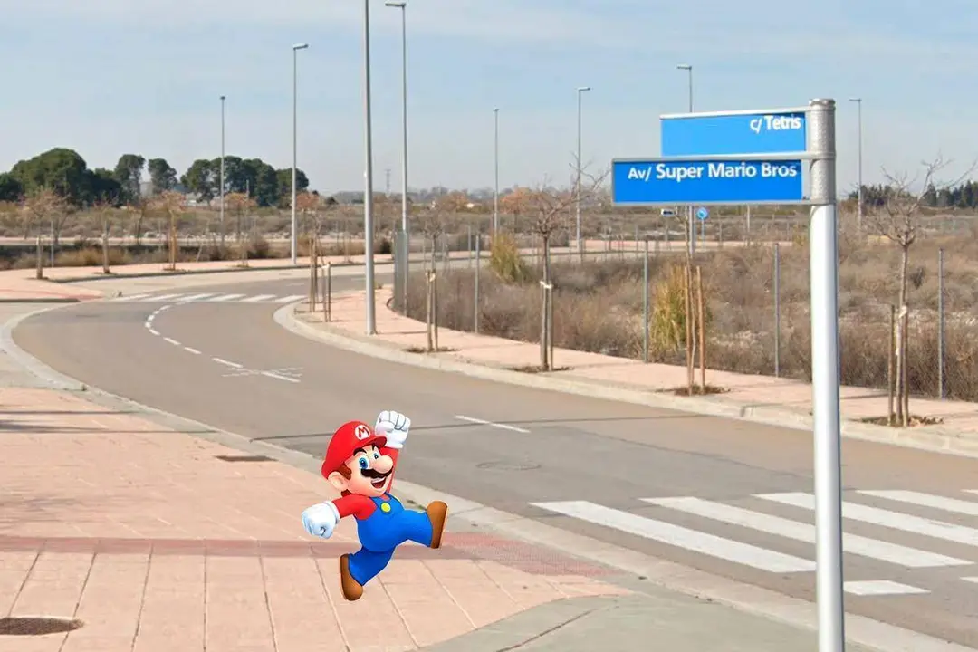 Avenida Super Mario Bros, confluencia con la calle Tetris