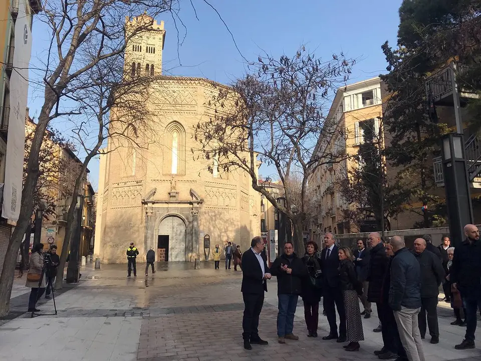 La plaza de la Magdalena, en Zaragoza