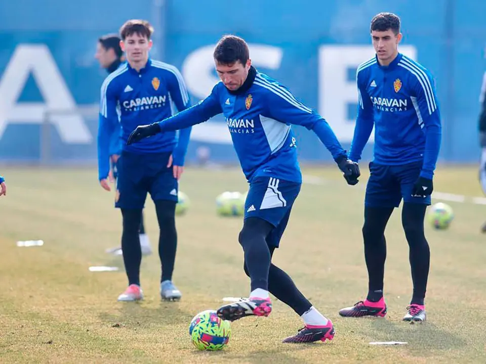 Alberto Zapater en la Ciudad Deportiva