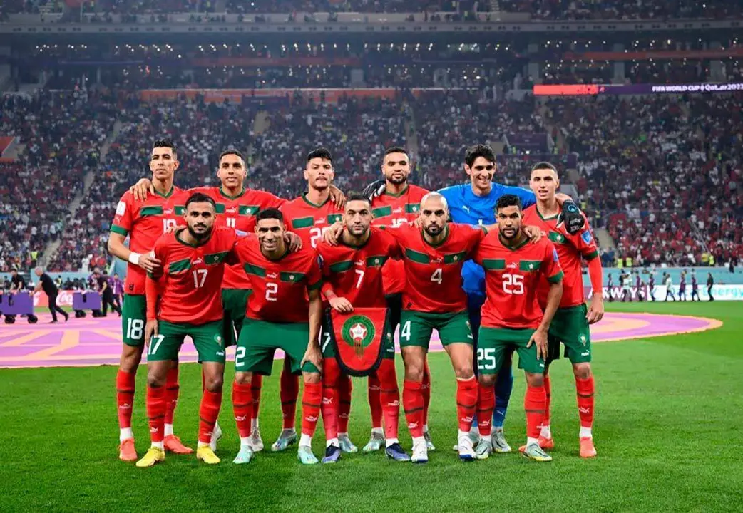 Selecci&oacute;n de f&uacute;tbol de Marruecos. Imagen: Federaci&oacute;n de F&uacute;tbol de Marruecos