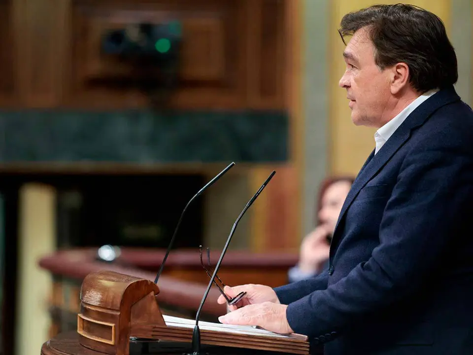 Guitarte, pese a las reconocidas diferencias con S&aacute;nchez, ha votado en contra de la moci&oacute;n | Foto: Congreso de los Diputados