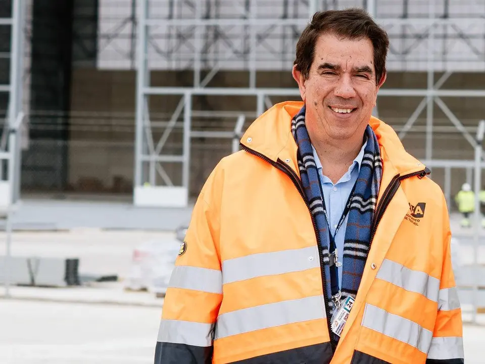 Alejandro Ibrahim es el director del Aeropuerto de Teruel