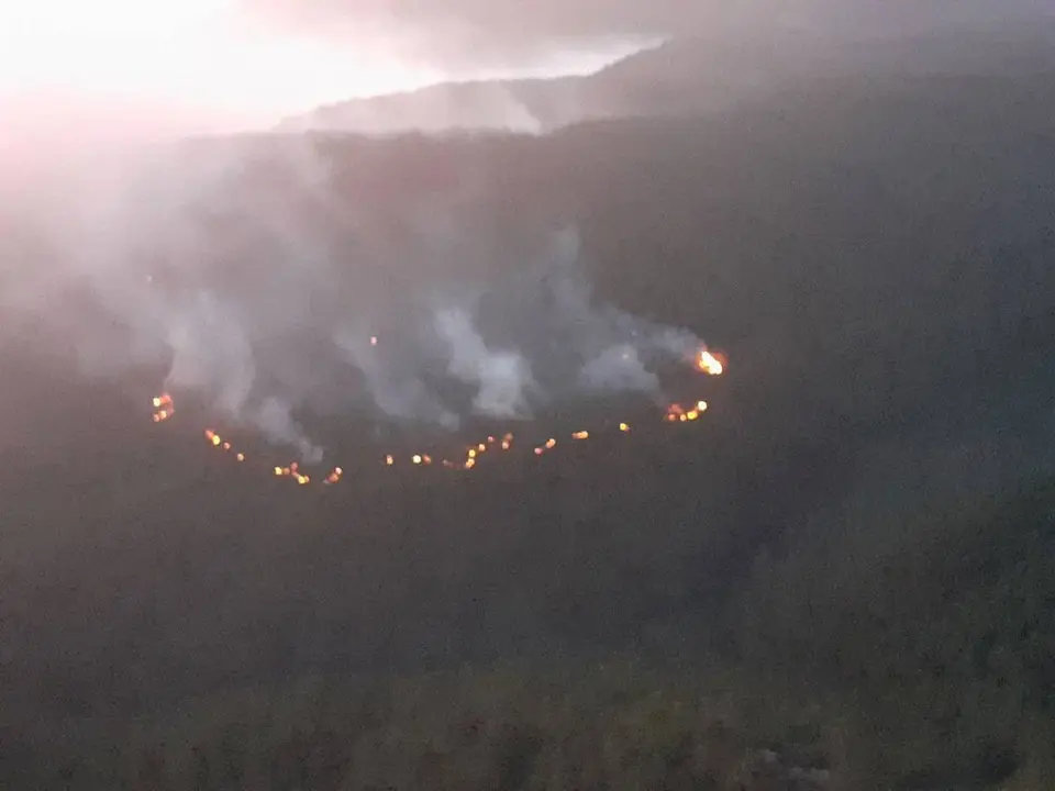 Foto actual del barranco del Lobo, que es la zona m&aacute;s comprometida en este momento del sector aragon&eacute;s