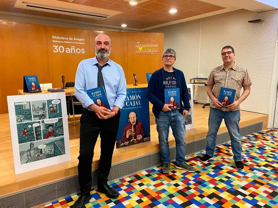 El c&oacute;mic &lsquo;Ram&oacute;n y Cajal. Un cerebro para la ciencia&rsquo;, editado por el Departamento de Educaci&oacute;n, Cultura y Deporte del Gobierno de Arag&oacute;n,